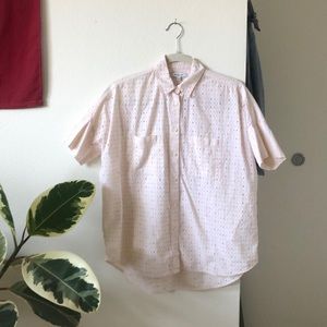 Madewell Eyelet Courier Button Down